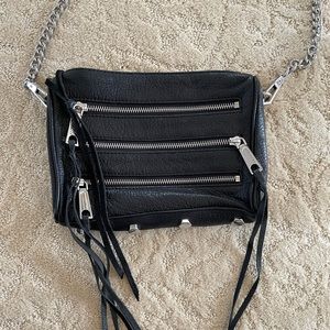 Black Leather Rebecca Minkoff Crossbody